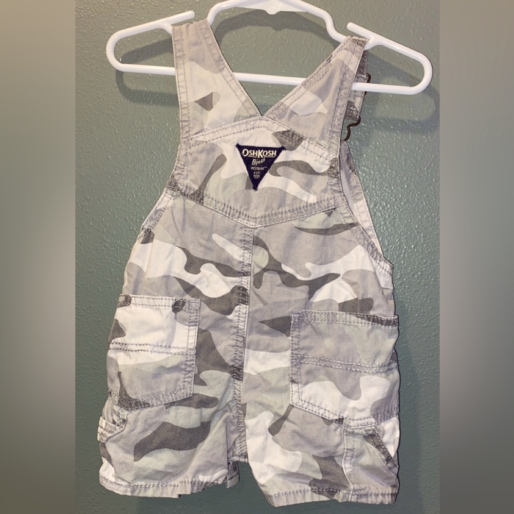 Vintage Oshkosh camouflage Overalls